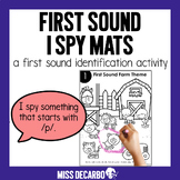 First Sound I Spy Initial Sound Activity