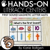 First Sound Isolation Magnetic Letter Mats- Literacy Cente