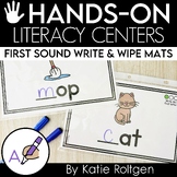 First Sound Isolation Write and Wipe Mats - Literacy Cente