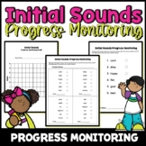 First Sound Progress Monitoring for IEP GoalsTracking Worksheets