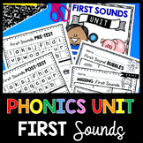 Beginning Sounds Unit - Initial Letter Sounds - Kindergart