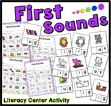 First Sounds Beginning Sounds Literacy Center Activity