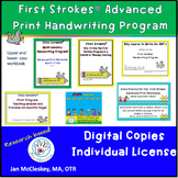 First Strokes Advanced Print Handwriting - Individual License