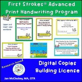 DISTANCE LEARNING First Strokes Advanced Print - Building License