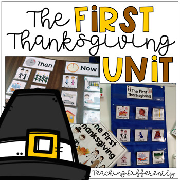 Preview of First Thanksgiving Unit for Autism and Special Education