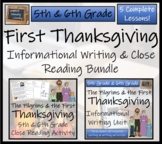 First Thanksgiving Close Reading & Informational Writing B