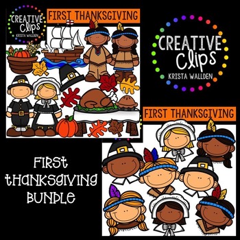 Preview of First Thanksgiving {Creative Clips Digital Clipart}