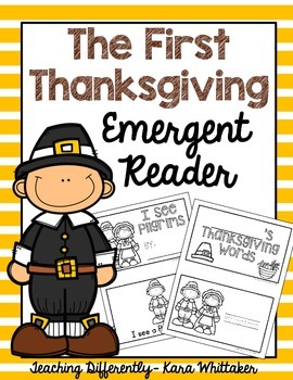 Preview of Thanksgiving Emergent Reader {FREE}