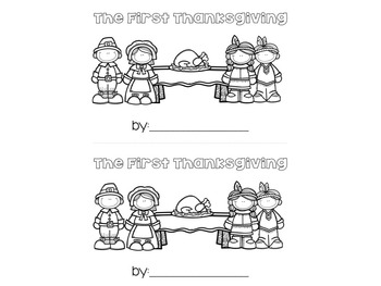 First Thanksgiving Emergent Reader with Sequencing by read love write