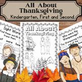First Thanksgiving Mini Book Reading Passages with Crafts 