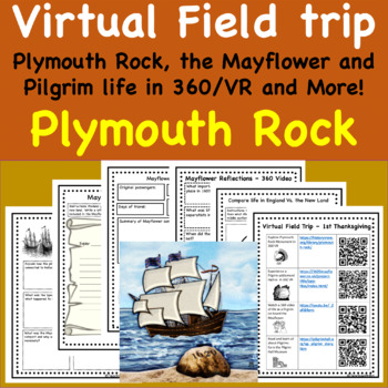 Preview of First Thanksgiving Plymouth Rock Virtual Field Trip