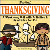 First Thanksgiving Unit for Kindergarten and First Grade