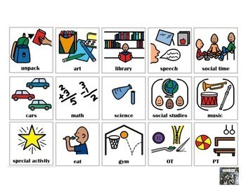 First Then Behavior Chart Visual with 30 pictures by Eleanor Maeve