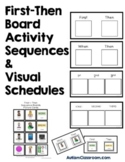 First-Then Board Activity Sequences & Visual Schedules (Vi