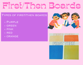 First/Then Boards