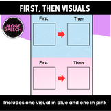 First Then Visual - Blue or Pink Option