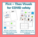 First Then Visual to support social distancing during COVID
