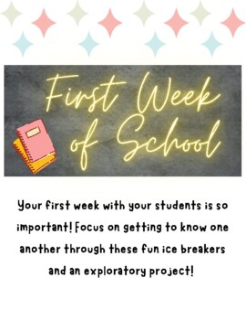 Preview of First Week Activities