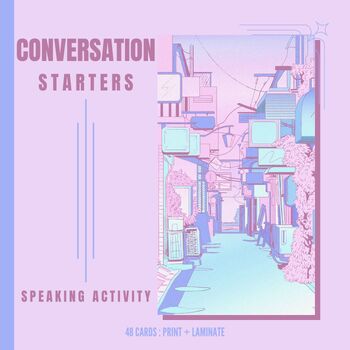Preview of ESL Speaking Cards: 48 Conversation Starters
