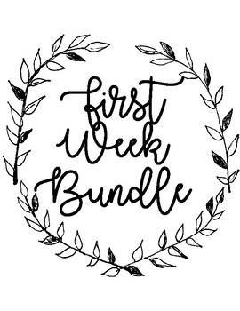Preview of First Week Bundle