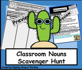 First Week Classroom Nouns Scavenger Hunt