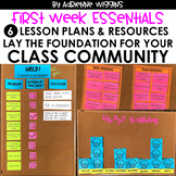 First Week Essentials: Classroom Community Lessons #5-10 &
