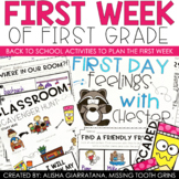 First Week Of First Grade | Back To School Activities