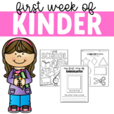 First Week Of Kinder packet | Back to school no prep activiites