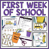 First Week Of School Activities 1st Grade Lesson Plans| Fi