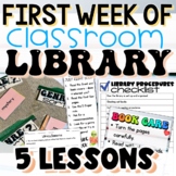 First Week of Classroom Library | 5 Lessons for Introducin
