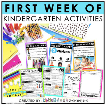 Preview of First Week of Kindergarten | Back to School