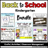First Week of Kindergarten Bundle
