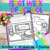 First Week of School Activities | Back to School | English