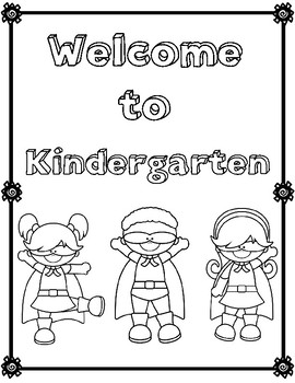 first week of kindergarten activities