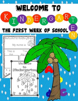 Preview of First Week of School Activities: Kindergarten