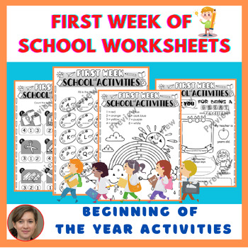 Preview of First Week of School Activities | Kindergarten Beginning of the Year Activities