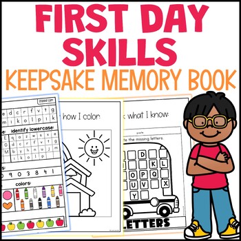Preview of First Week of School Activities Kindergarten Memory Book Back To School
