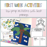 First Week of School Activities | Low Prep Crafts, Activit