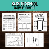 First Week of School Activities | Printable Worksheets and