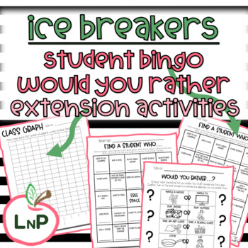 First Week of School Activities with Student Ice Breakers for Back to ...