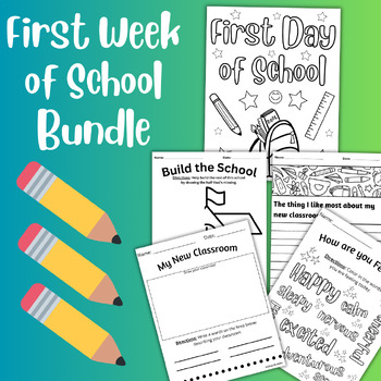 First Day of School Bundle by Little Fins Elementary | TPT