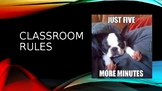 Free Editable First Week of School Rules Presentation for 