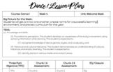 First Week of School Dance Lesson Plans