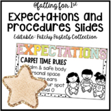First Week of School Expectations Slides // PATCHY PASTELS