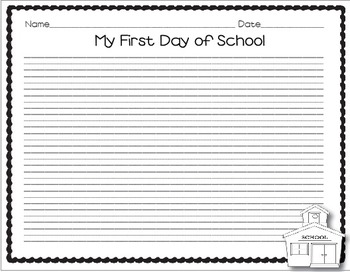 First Week of School Flip Books by The Lesson Plan Diva | TPT