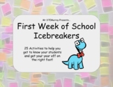 First Week of School Icebreaker Activities