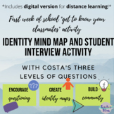 First Week of School Identity Mindmap & Interview w/ Dista