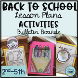 First Week of Back to School Lesson Plans Bulletin Board A