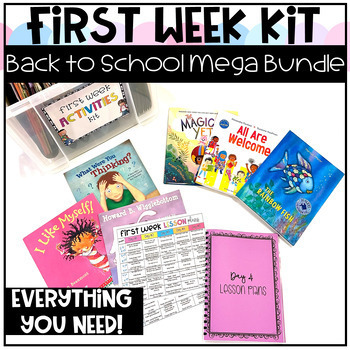 Preview of First Week of School Lesson Plans and Activities MEGA Bundle