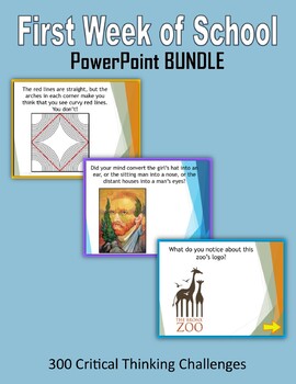 Preview of First Week of School PowerPoint BUNDLE